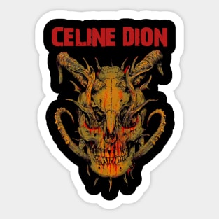 Celine Dion metal t-shirt Sticker